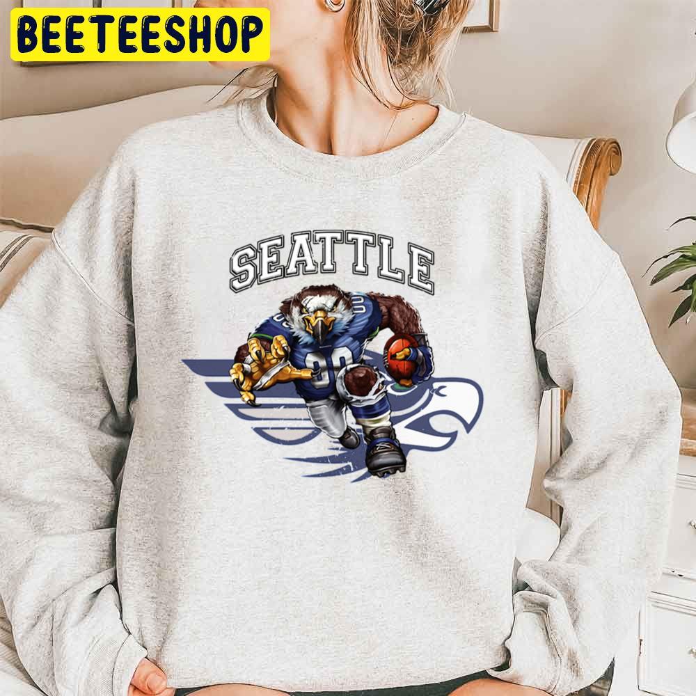 Football Seattle Seahawks Football Logo Art Trending Unisex Sweatshirt