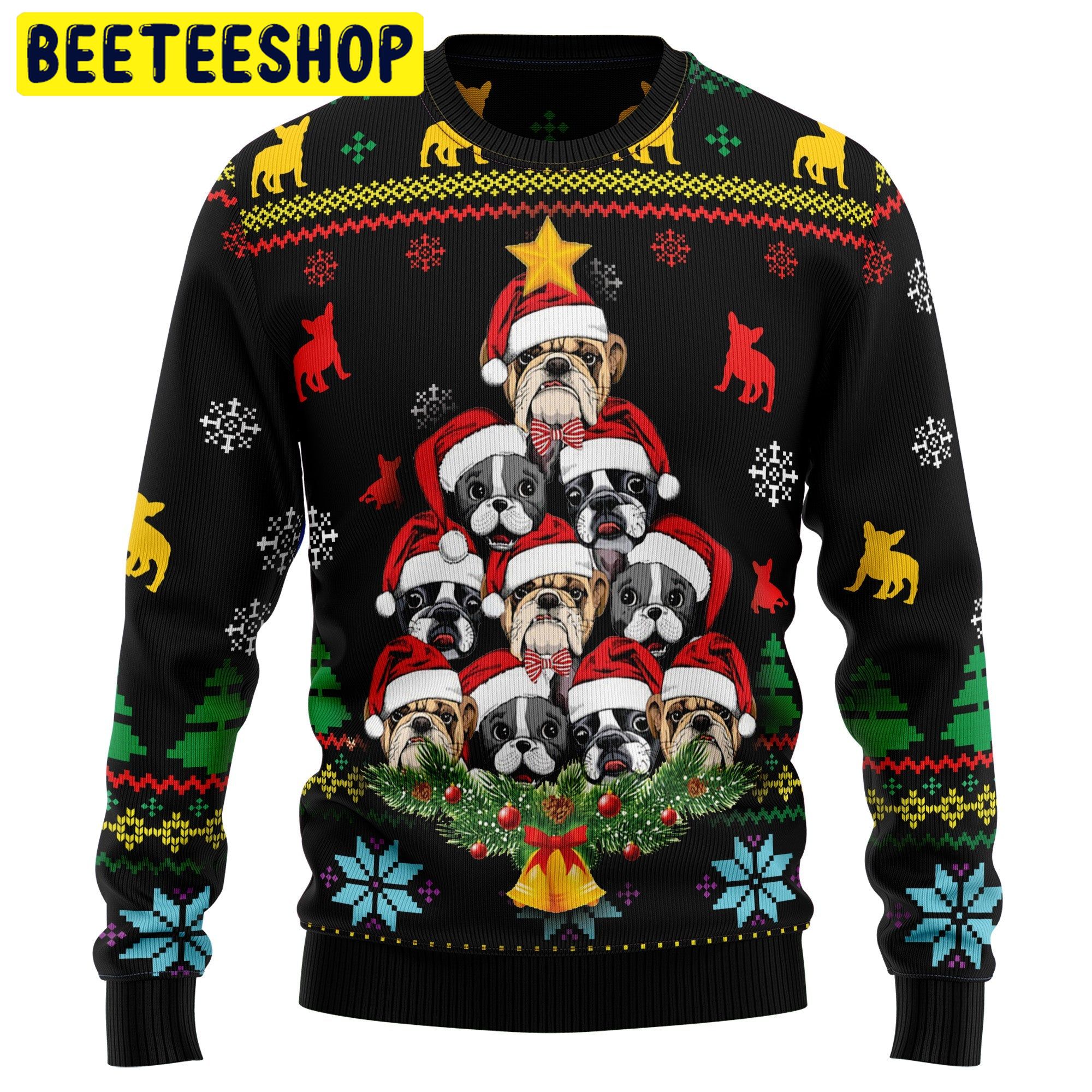 French Bulldog Trending Ugly Christmas Sweatshirt