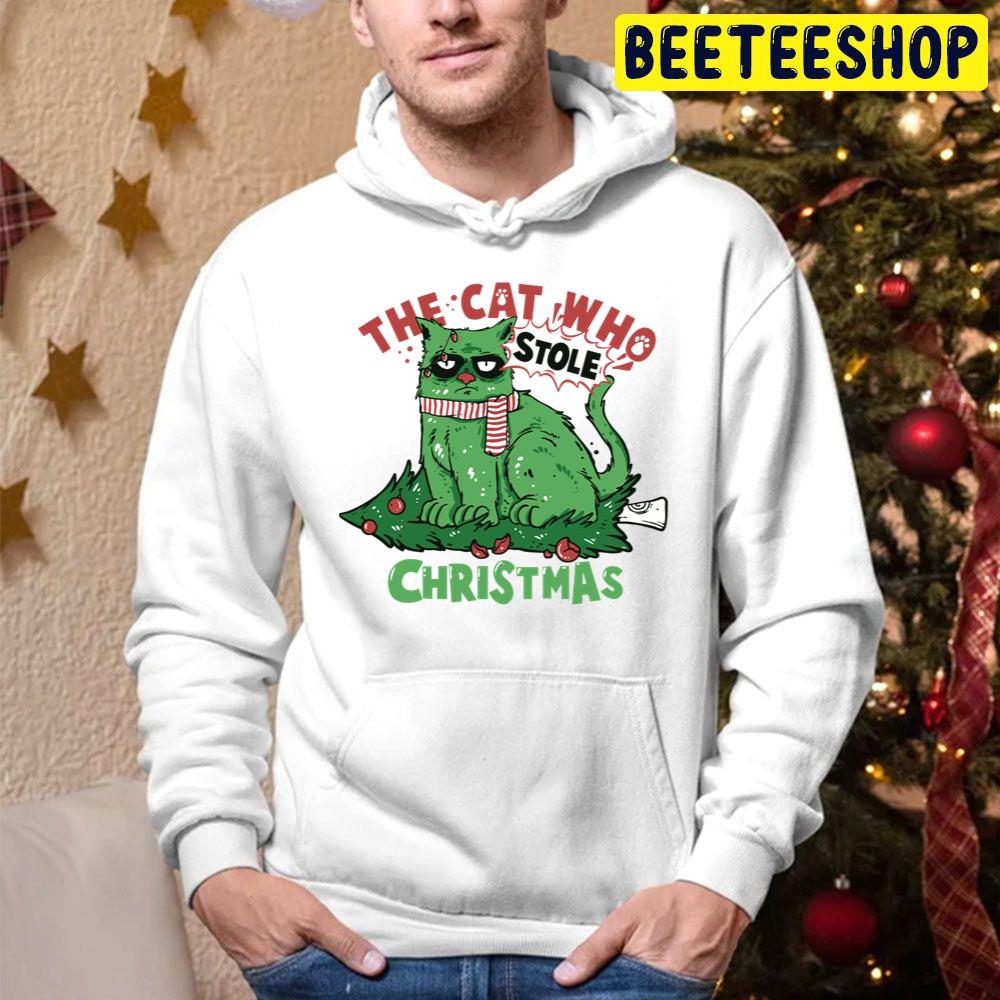 Funny Cat Who Stole Christmas Trending Unisex Hoodie