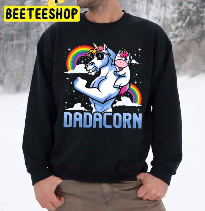 Funny Dadacorn Fathers Day Unisex Sweatshirt