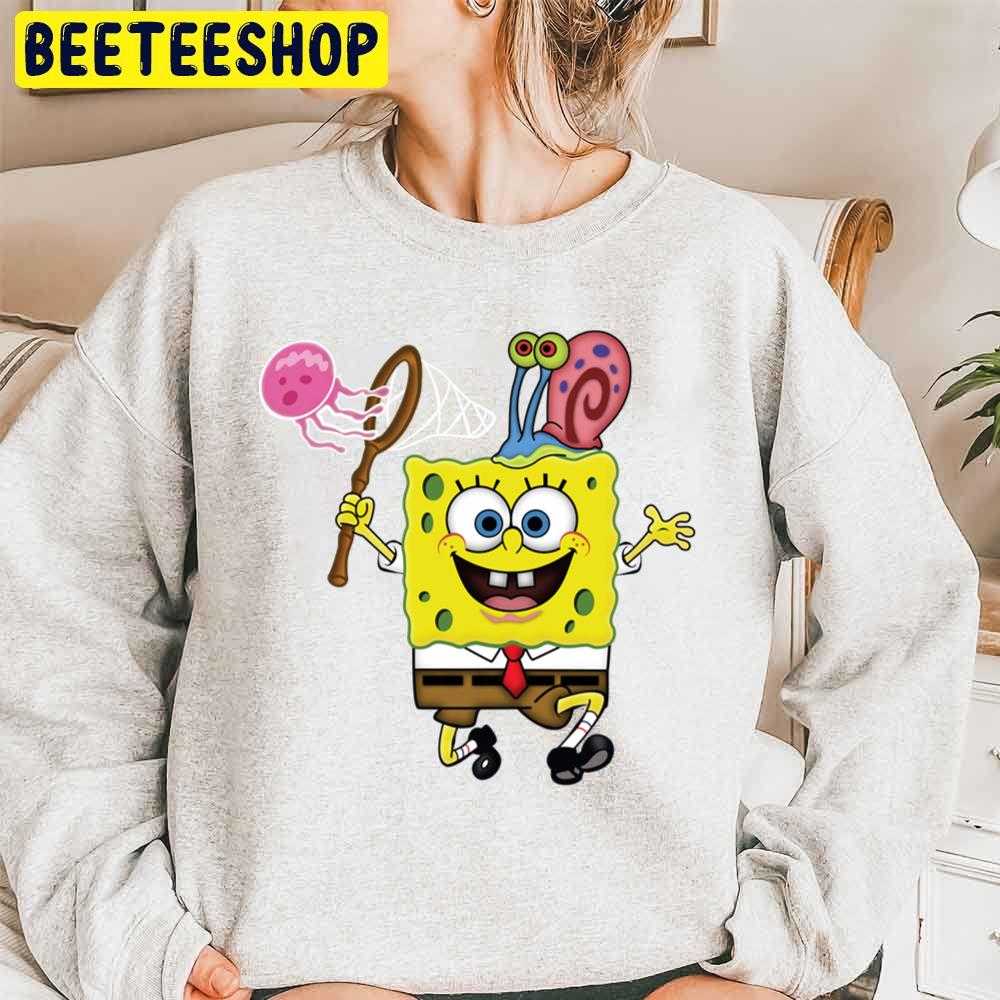 Gary And Spongebob Unisex Sweatshirt