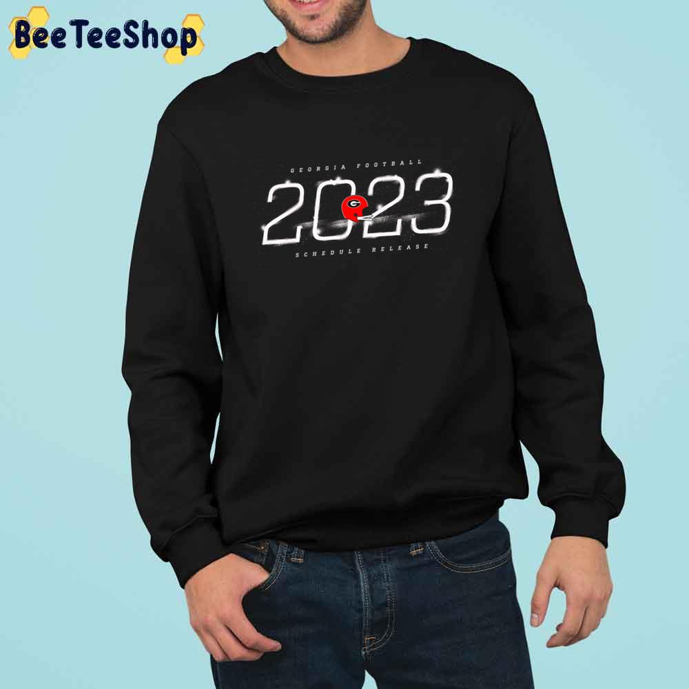 Georgia Football Schedule Release 2023 Trending Unsiex Sweatshirt