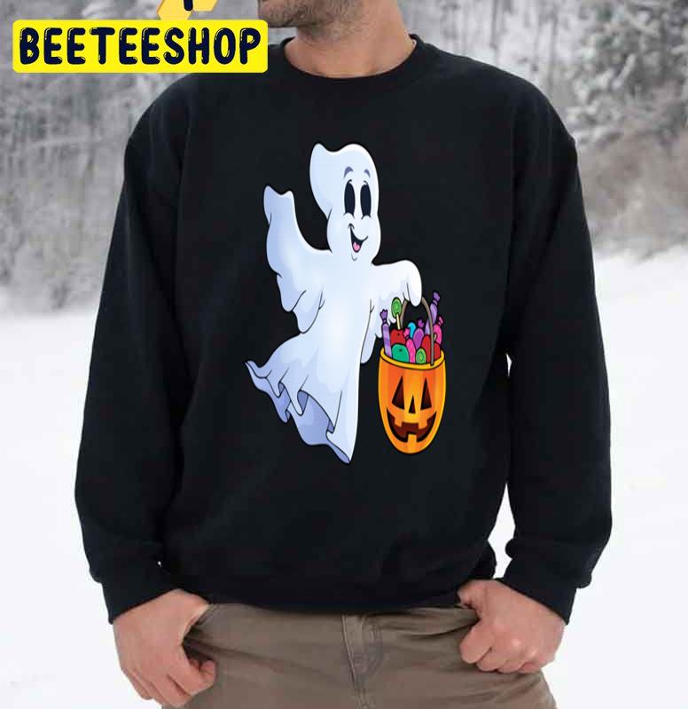 Ghost Royalty Free Casper Cartoon Fictional Character For Halloween Unisex Sweatshirt