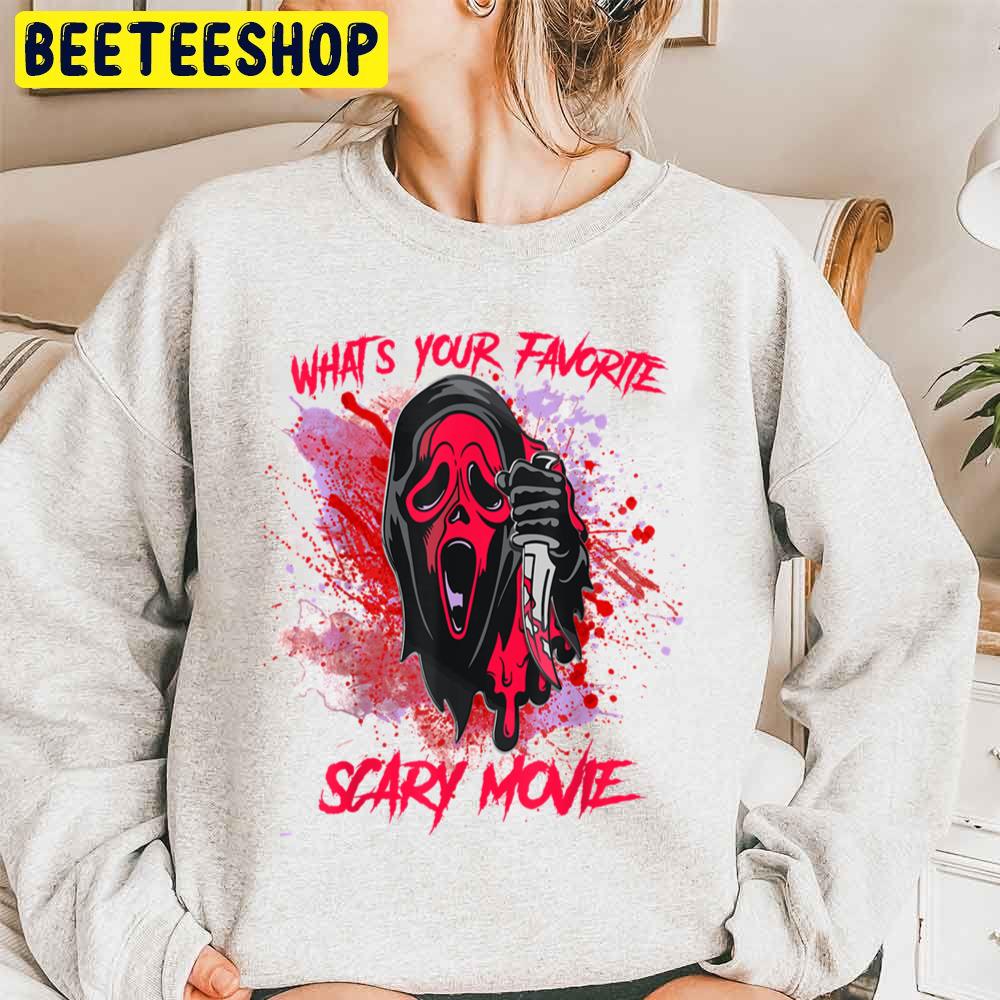 Ghostface Scream Halloween Whats Your Favorite Scary Movie Unisex Sweatshirt