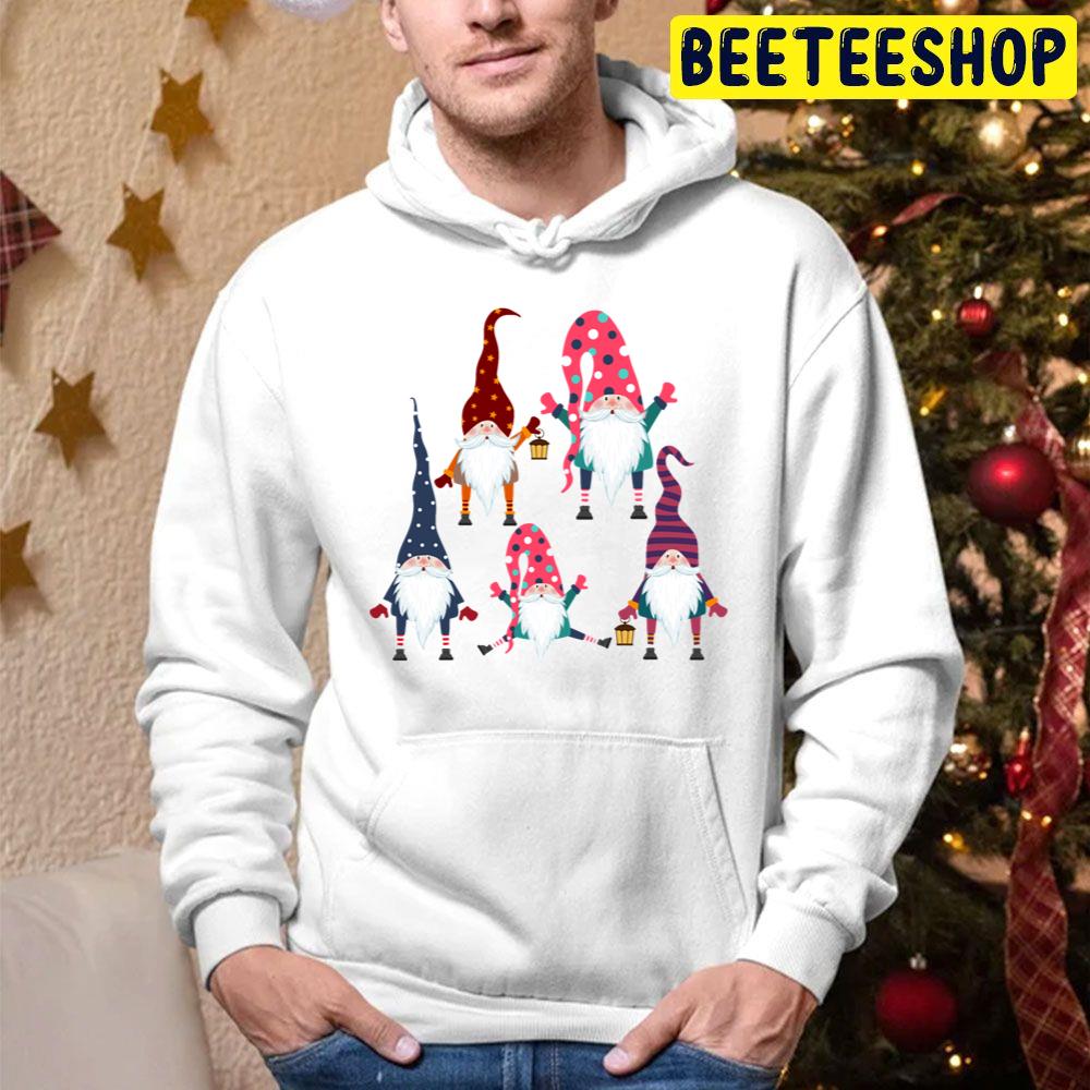 Gnomes Clipart Christmas Trending Unisex Hoodie