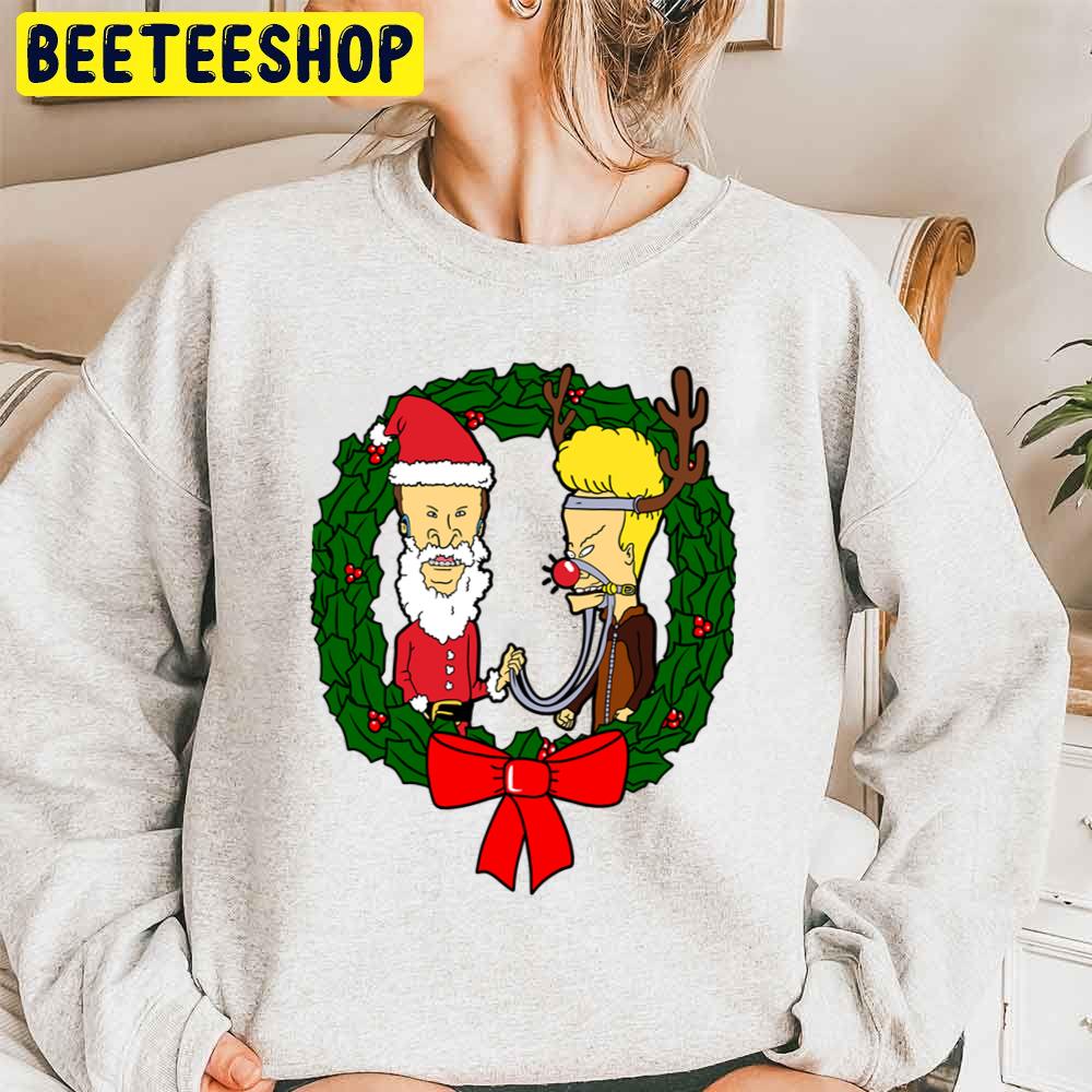 Gold Beavis And Butthead Christmas Trending Unisex Sweatshirt