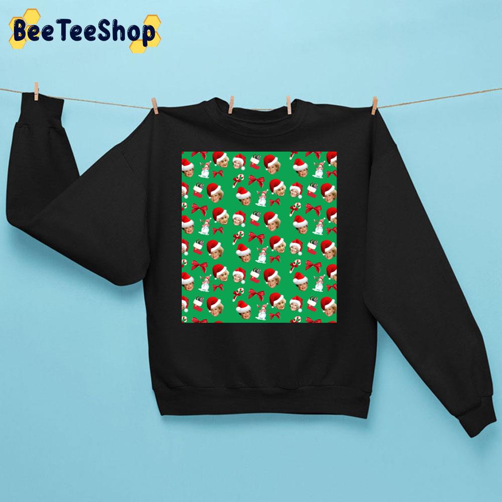 Golden Girls Christmas Pattern Trending Unisex Sweatshirt