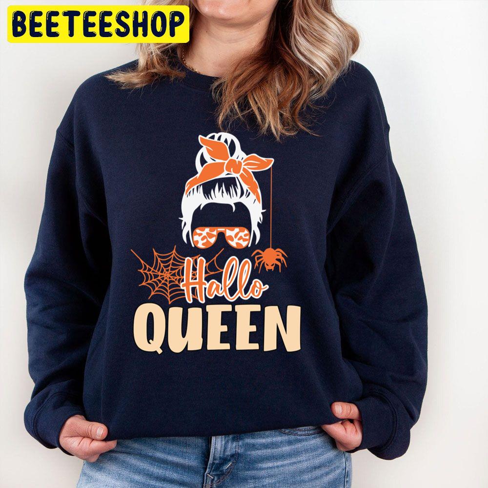 Hallo Queen Funny Hallowee Trending Unisex Sweatshirt