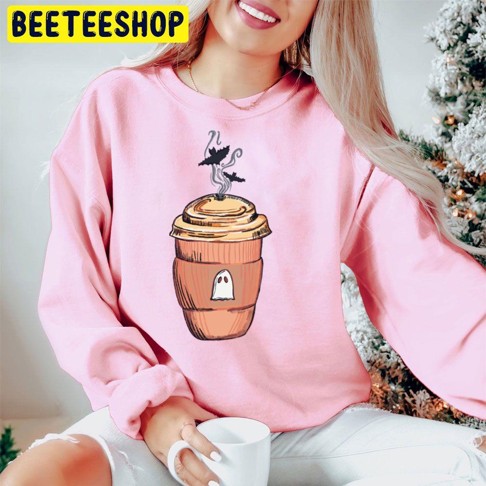 Halloween Coffee Cup Trending Unisex Hoodie