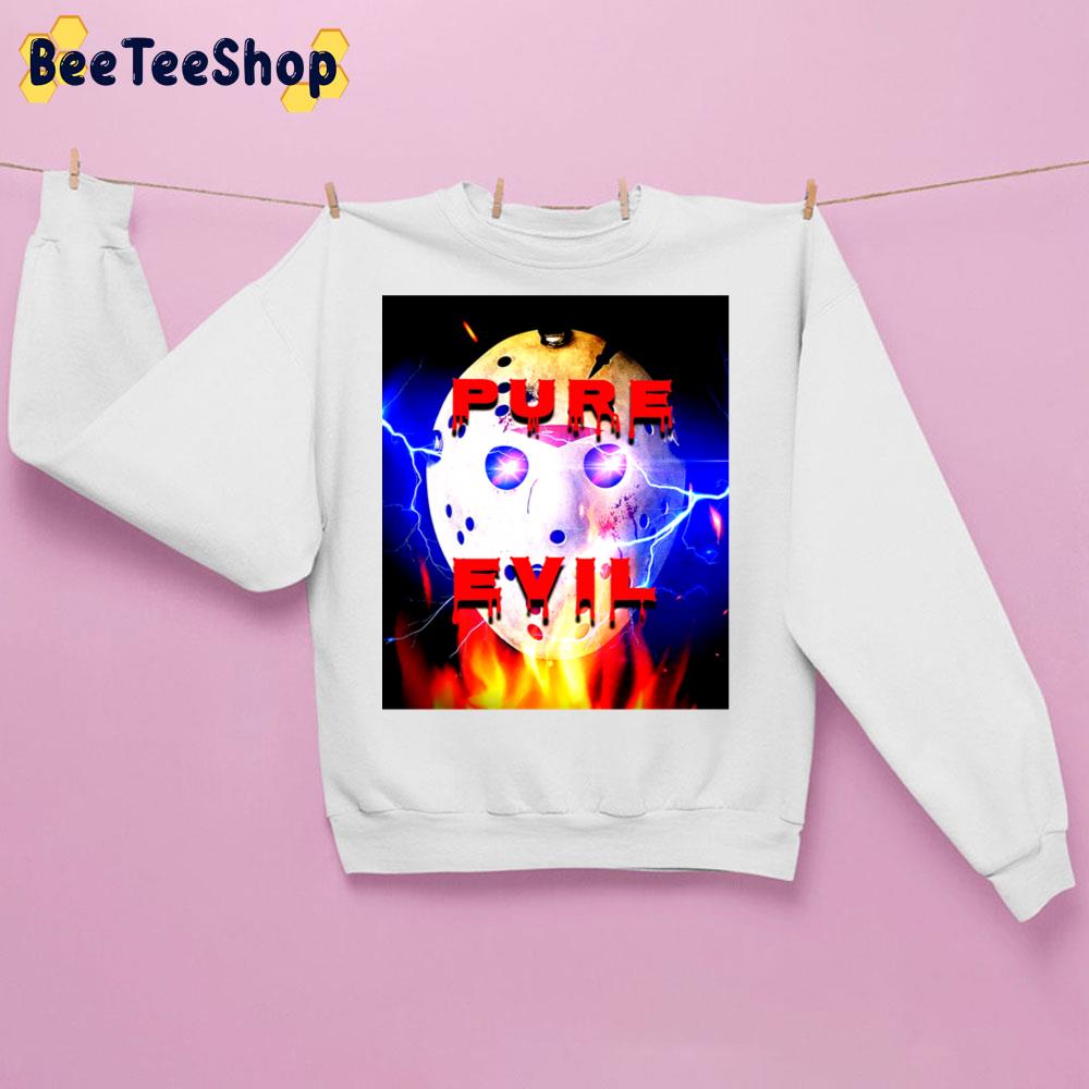 Halloween Demon From Hell Pure Evil. Long Unisex Sweatshirt