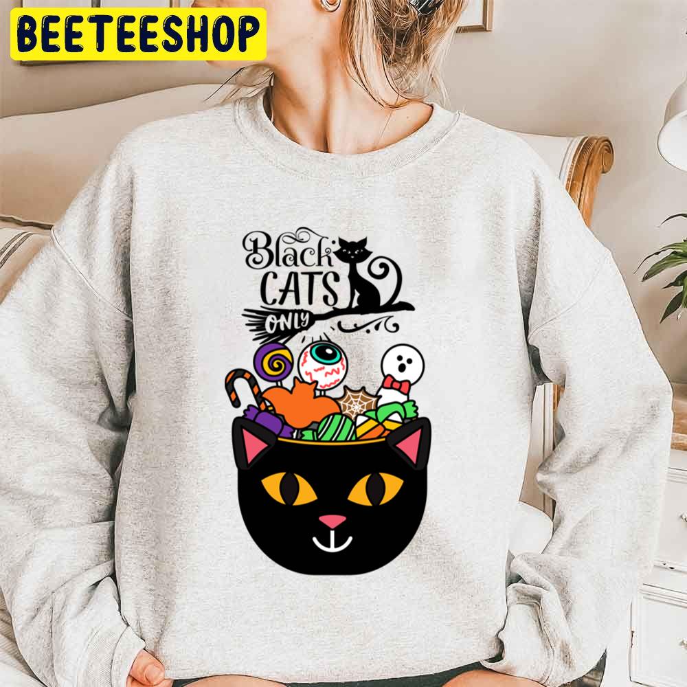 Halloween Food Black Cat Unisex Sweatshirt