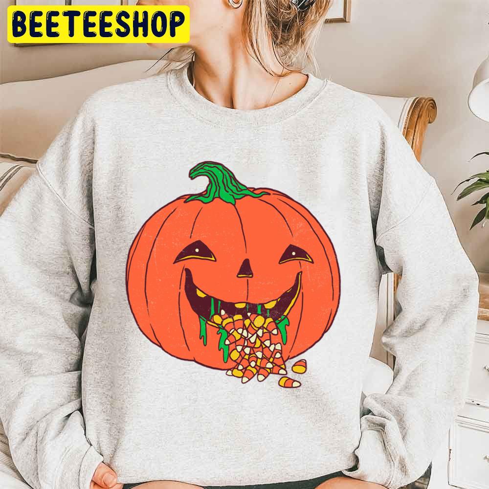 Halloween Hangover Pumpkin Trending Unisex Sweatshirt