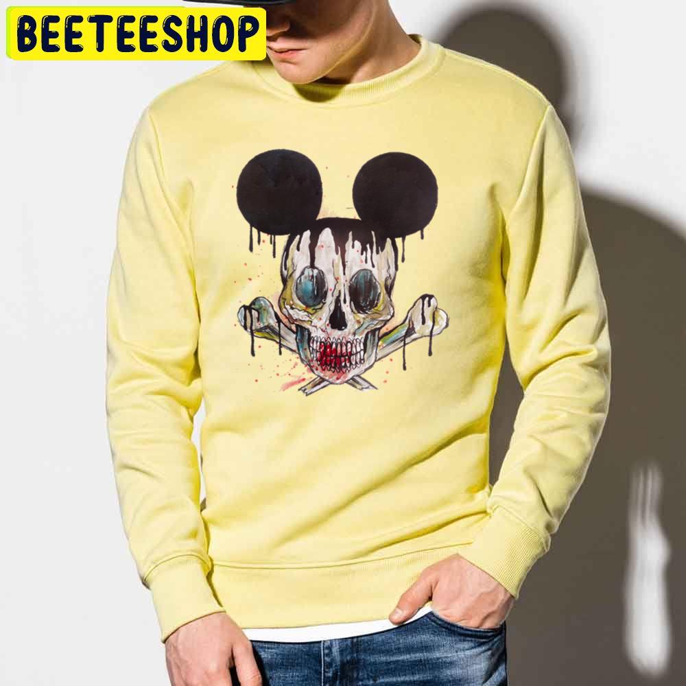 Halloween Mickey’s Skull Art Trending Unisex Sweatshirt