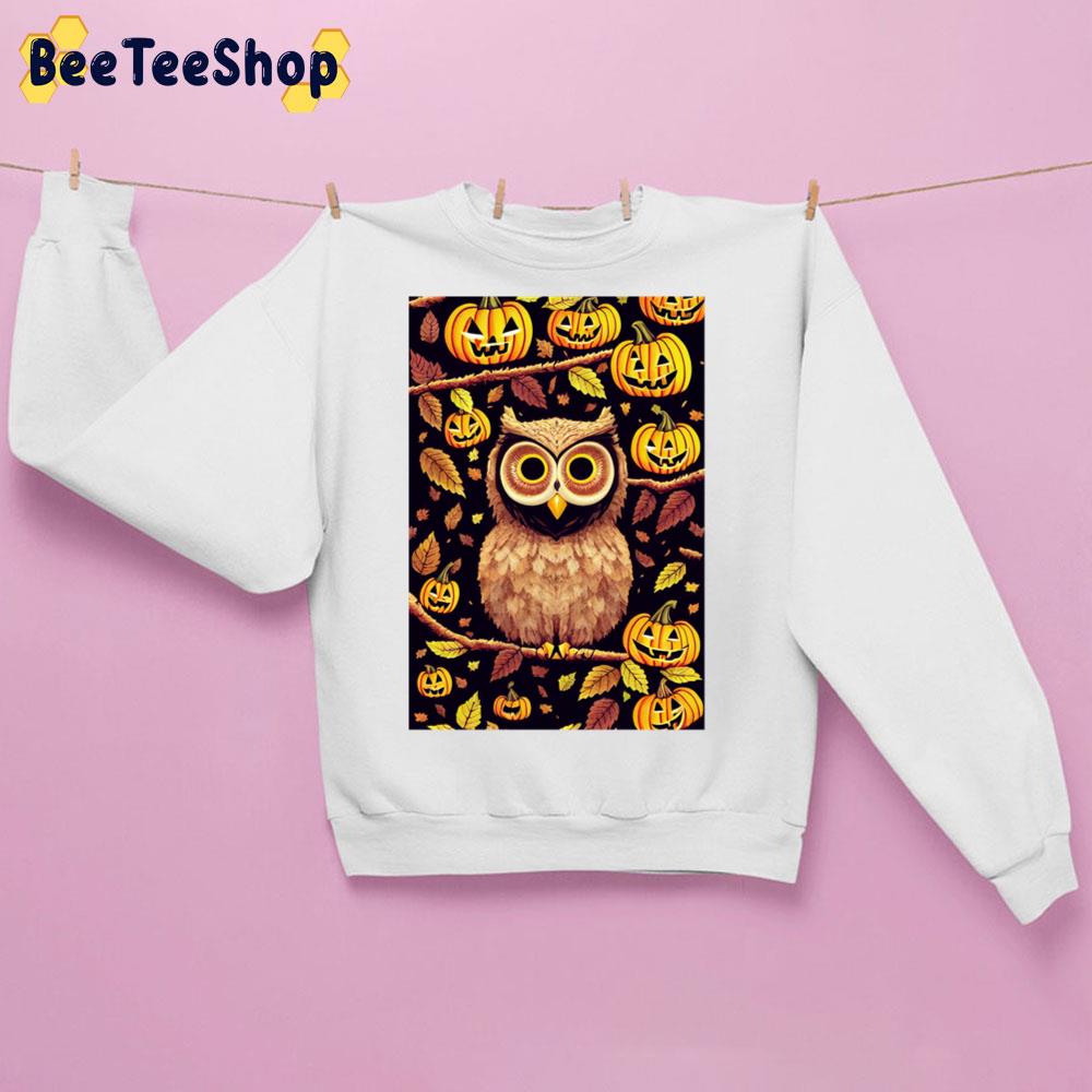 Halloween Owl Trending Unisex Sweatshirt