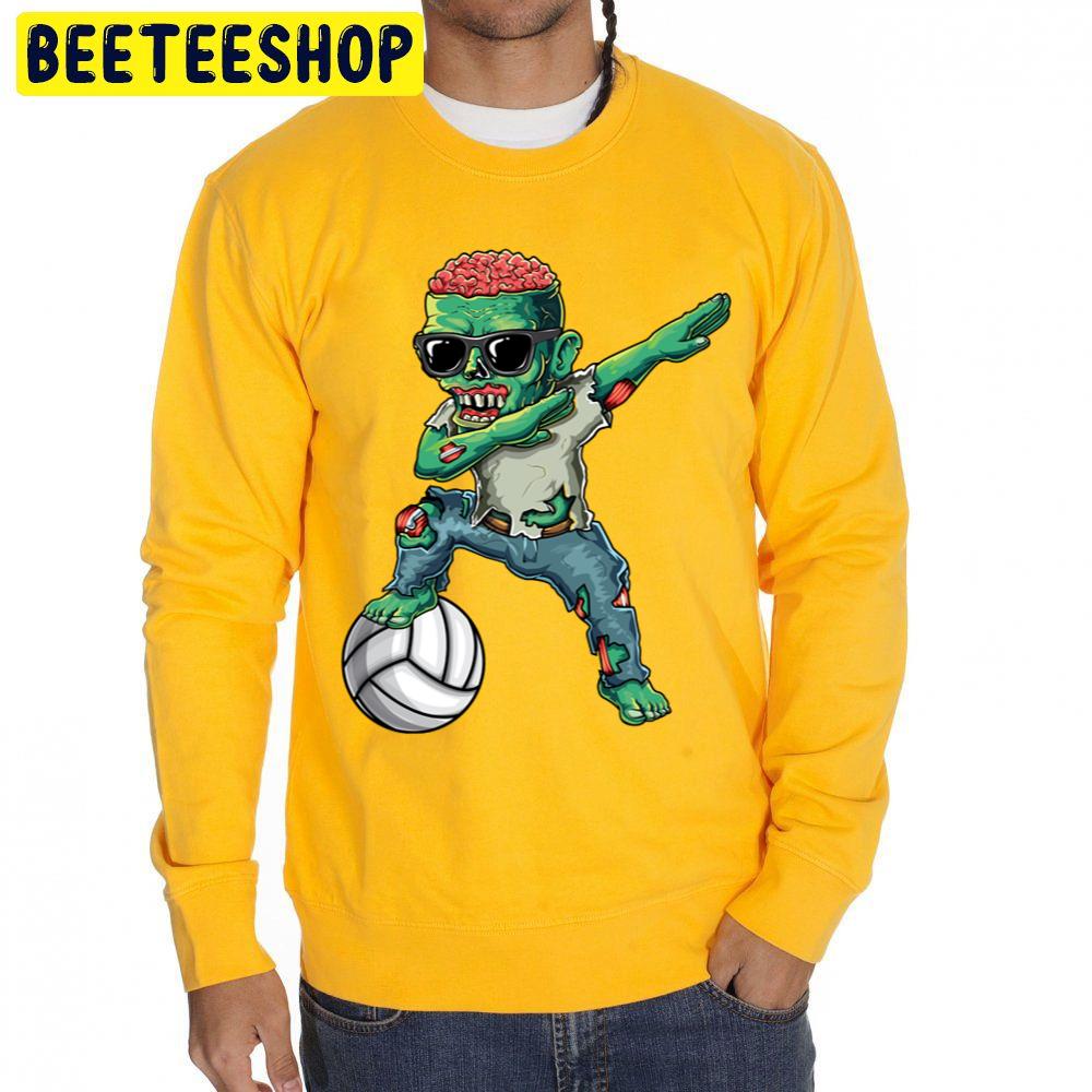 Halloween Volleyball Zombie Unisex Sweatshirt