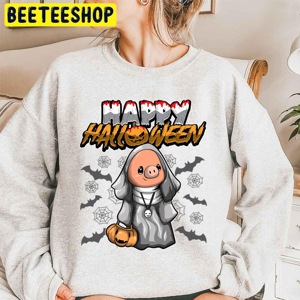 Happy Halloween Disguised Pig Piglet Unisex Sweatshirt