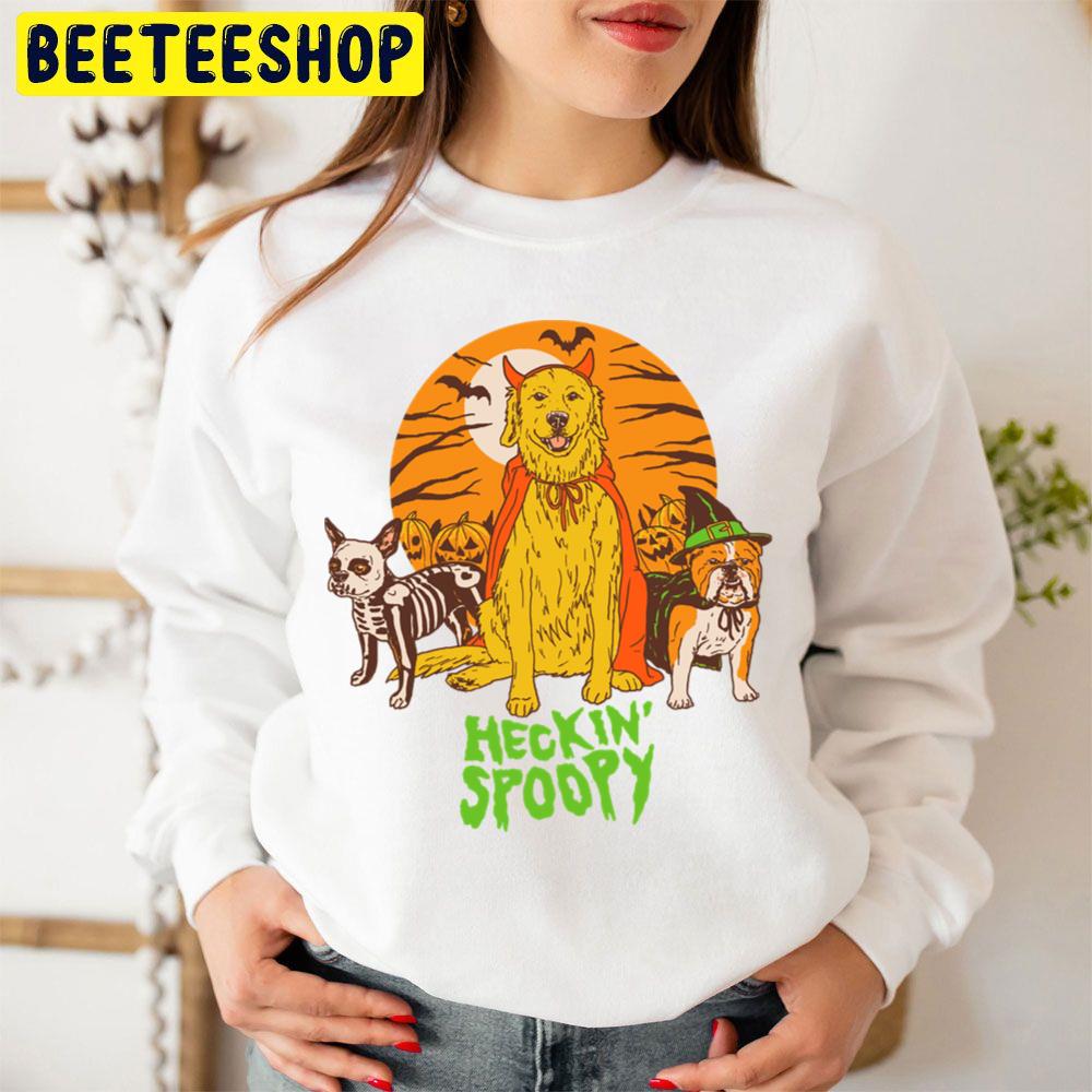 Heckin’ Spoopy Halloween Trending Unisex Sweatshirt