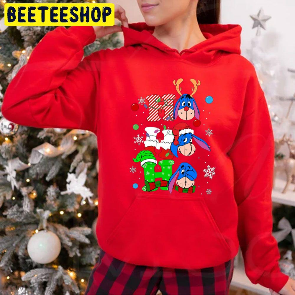 Ho Ho Ho Eeyore Christmas Trending Unisex Hoodie