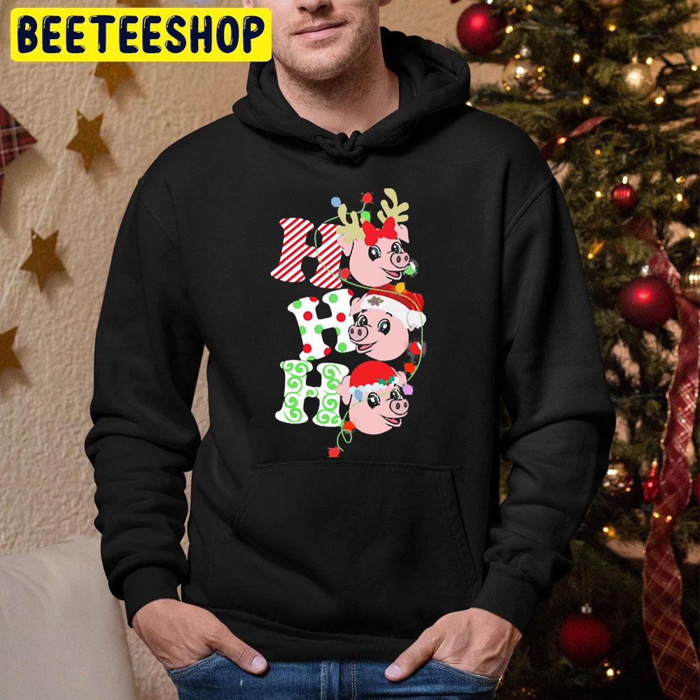 Ho Ho Ho Pig Christmas Trending Unisex Hoodie