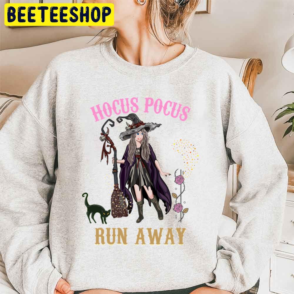 Hocus Pocus Run Away Halloween Trending Unisex Sweatshirt