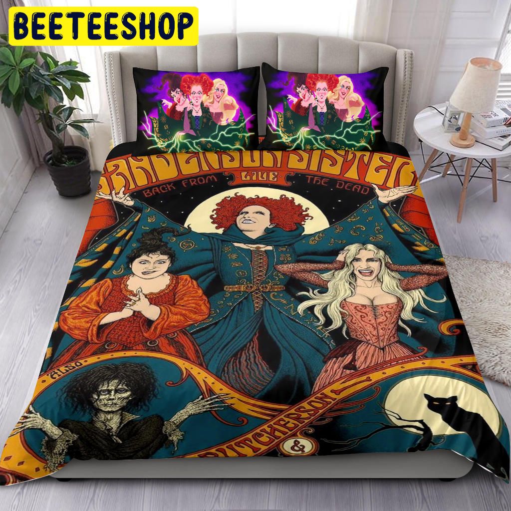 Hocus Pocus Sanderson Sistershalloween Bedding Set