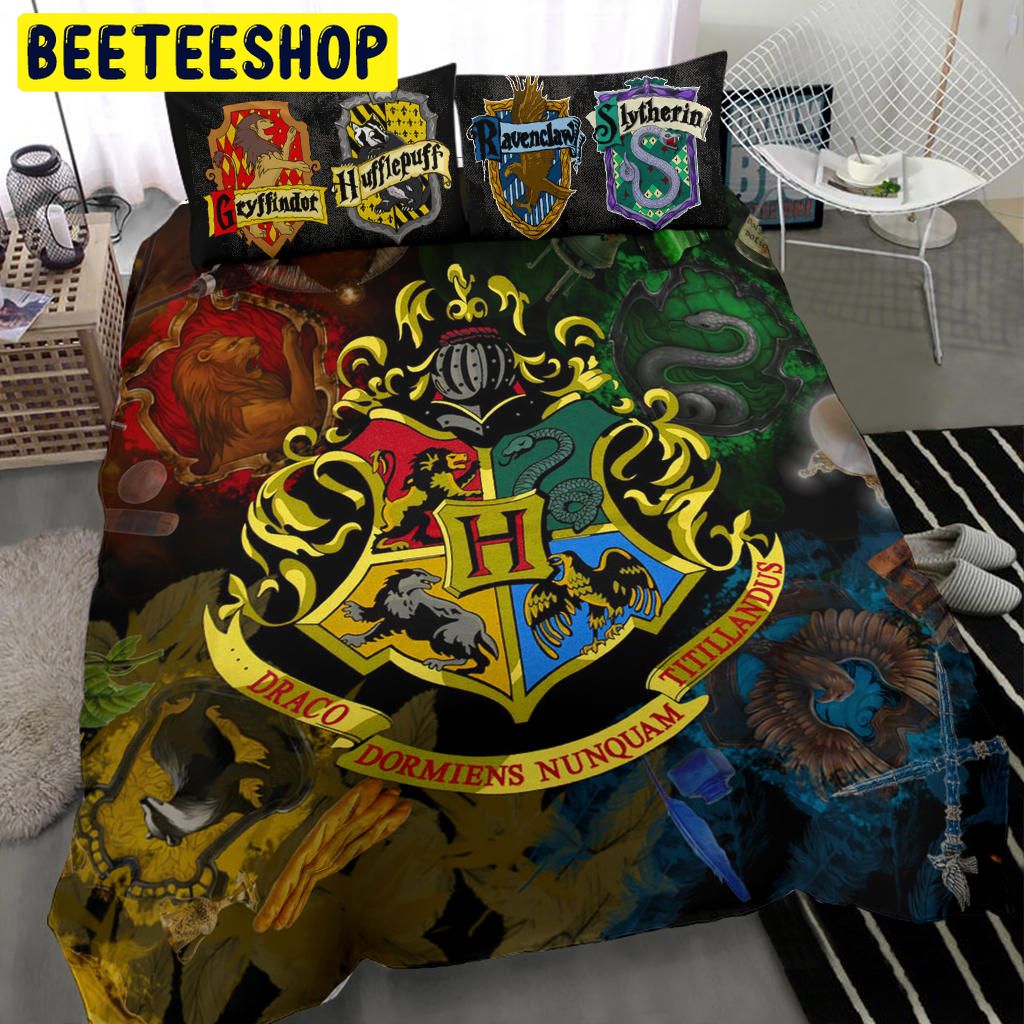 Hogwarts Logo Harry Potter Bedding Set - Beeteeshop