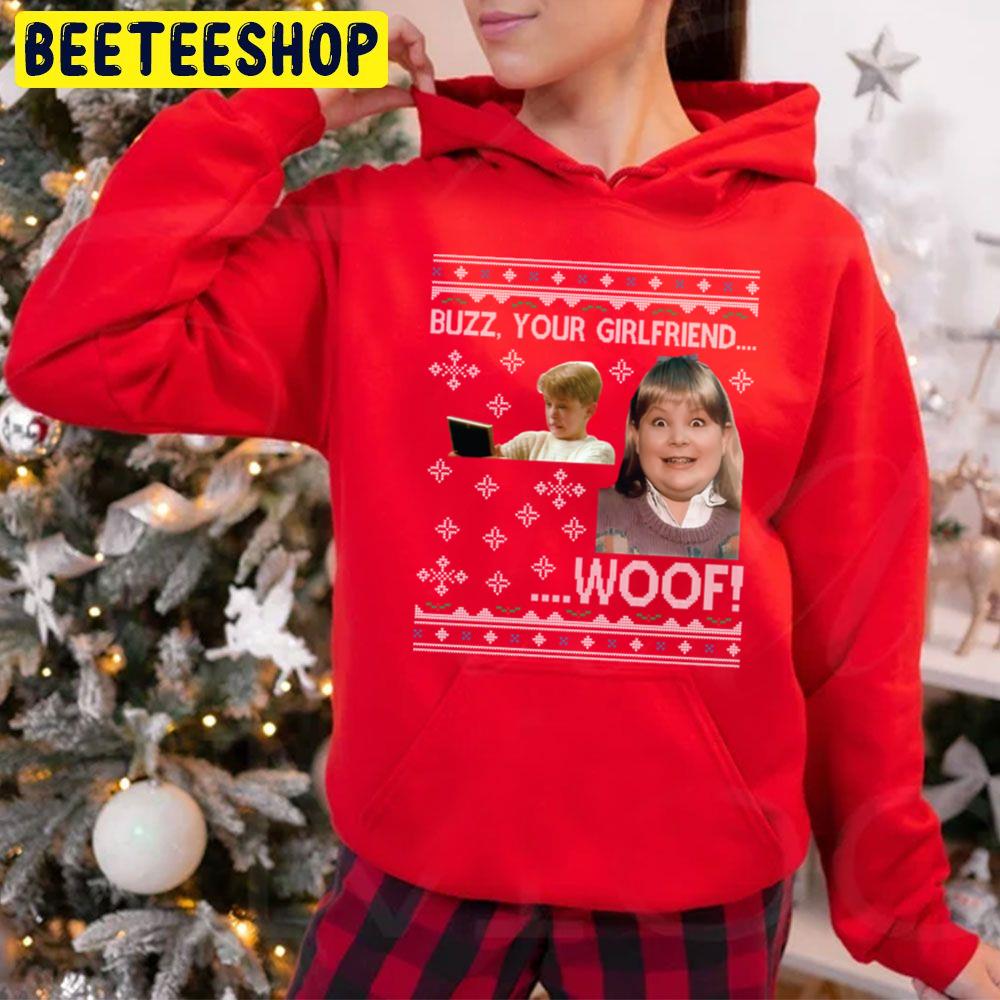 Home Alone Buzz Your Girlfriend Wood Christmas Trending Unisex Hoodie