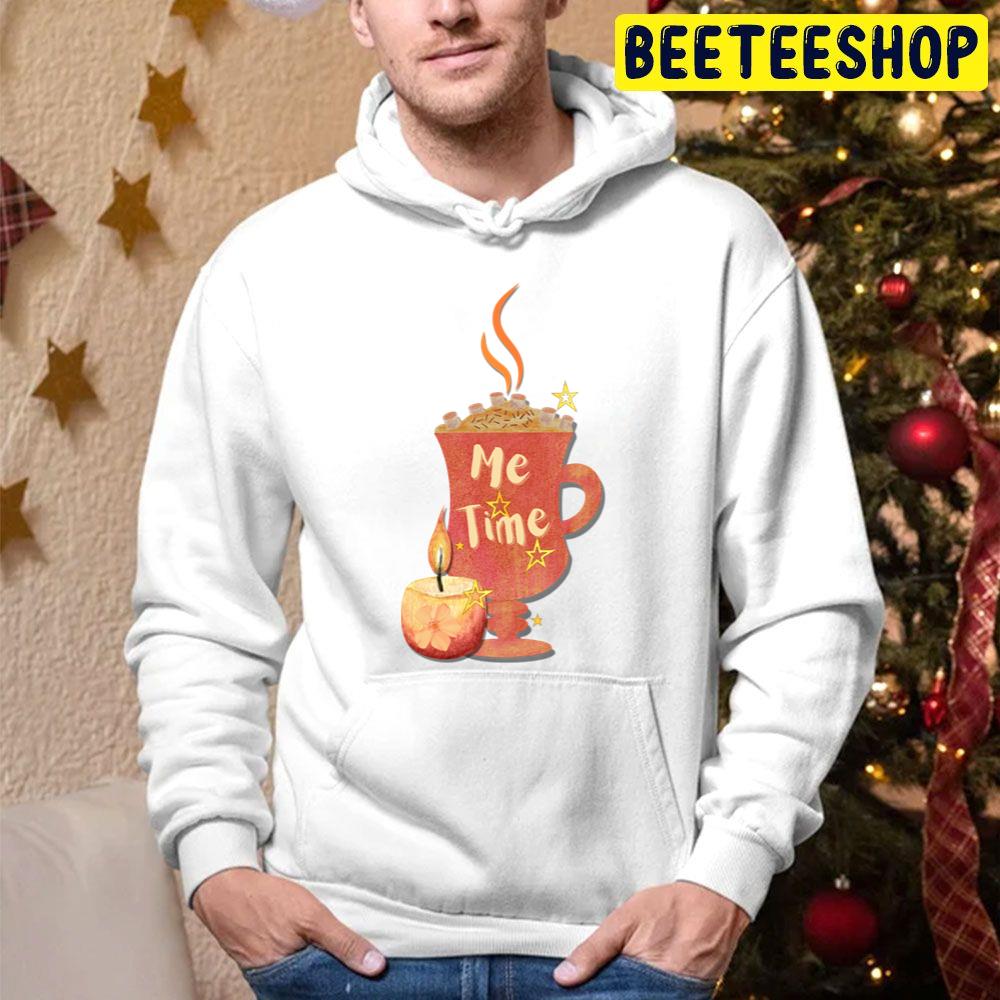 Hot Drink And Candle Me Time Trending Unisex Hoodie