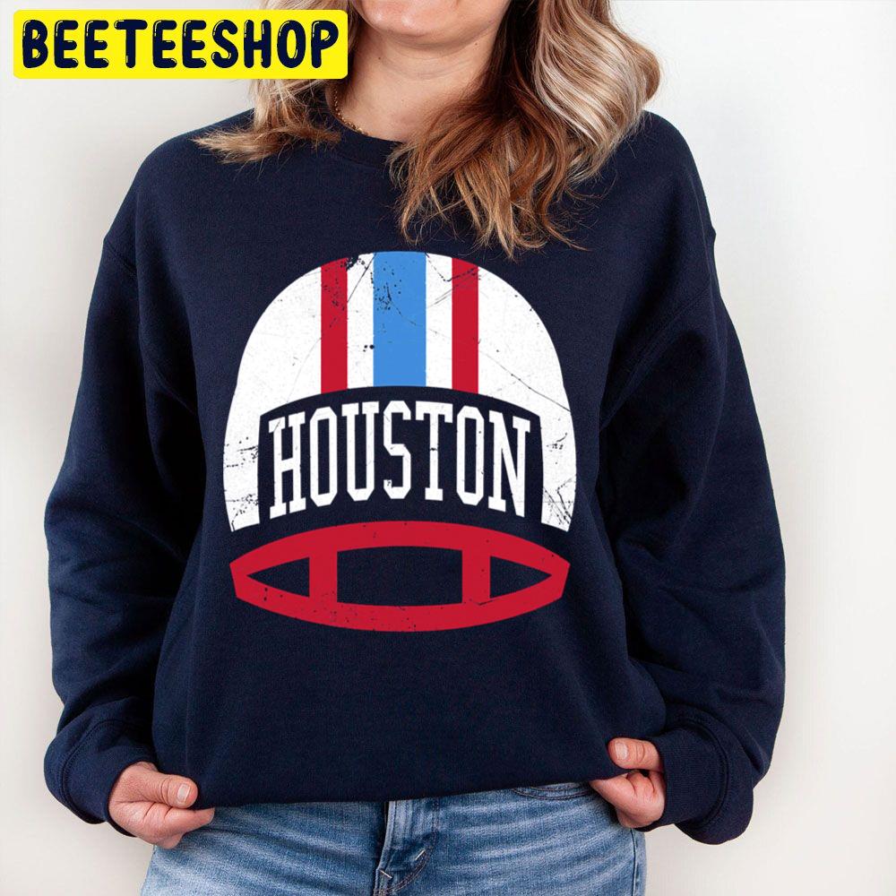 Houston Texans Football Retro Helmet Trending Unisex Sweatshirt