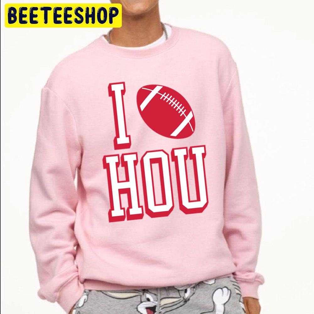 I Love Hou Houston Cougars Football Trending Unisex Sweatshirt