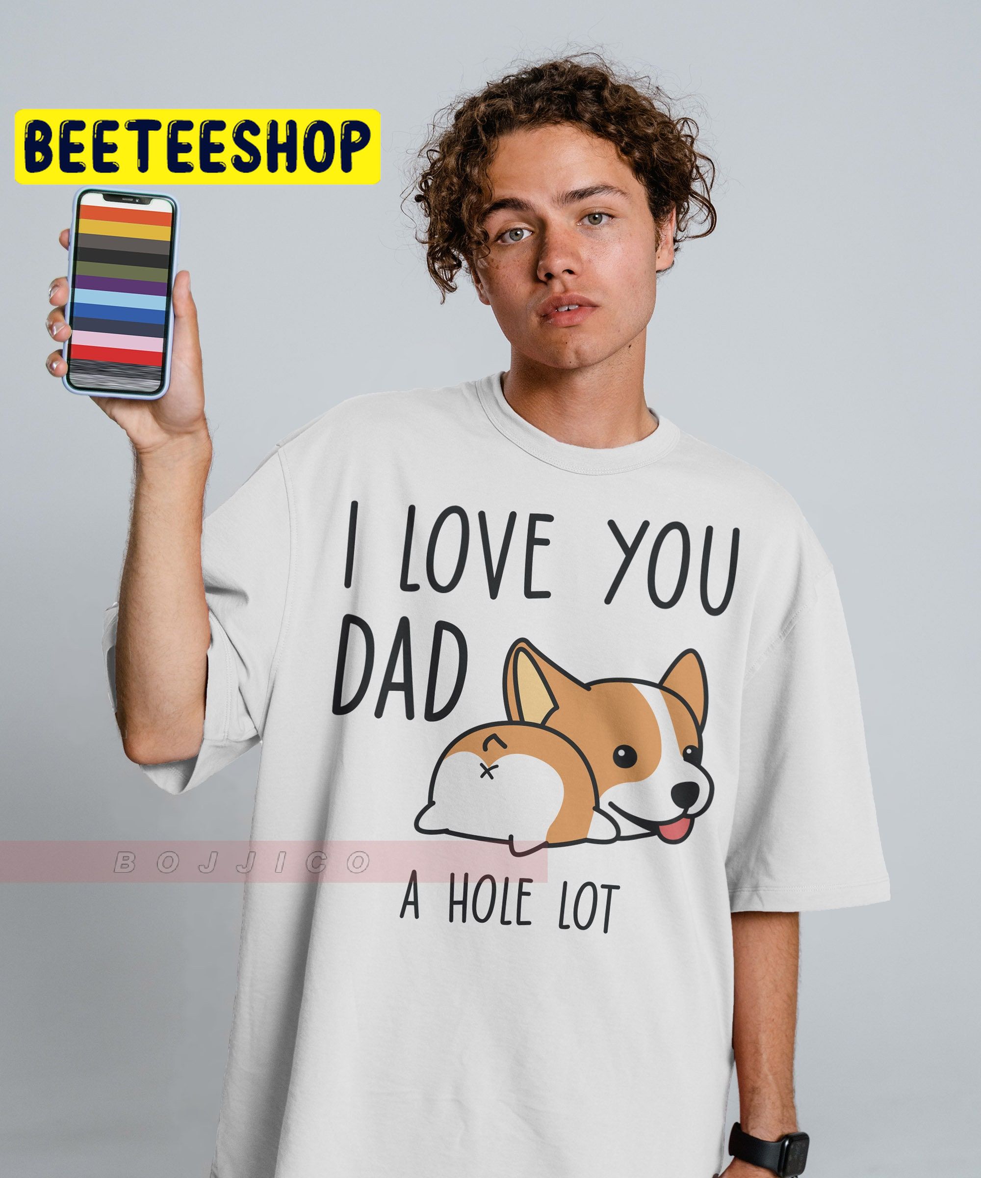 I Love You Dad, A Hole Lot Trending Unisex T-Shirt