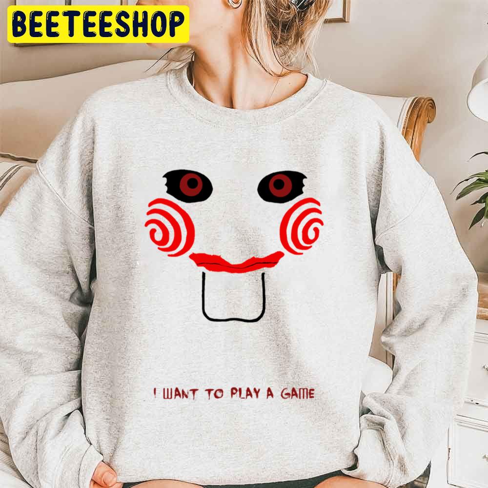 I Want To Play A Game Jigsaw Halloween Trending Unisex Sweatshirt