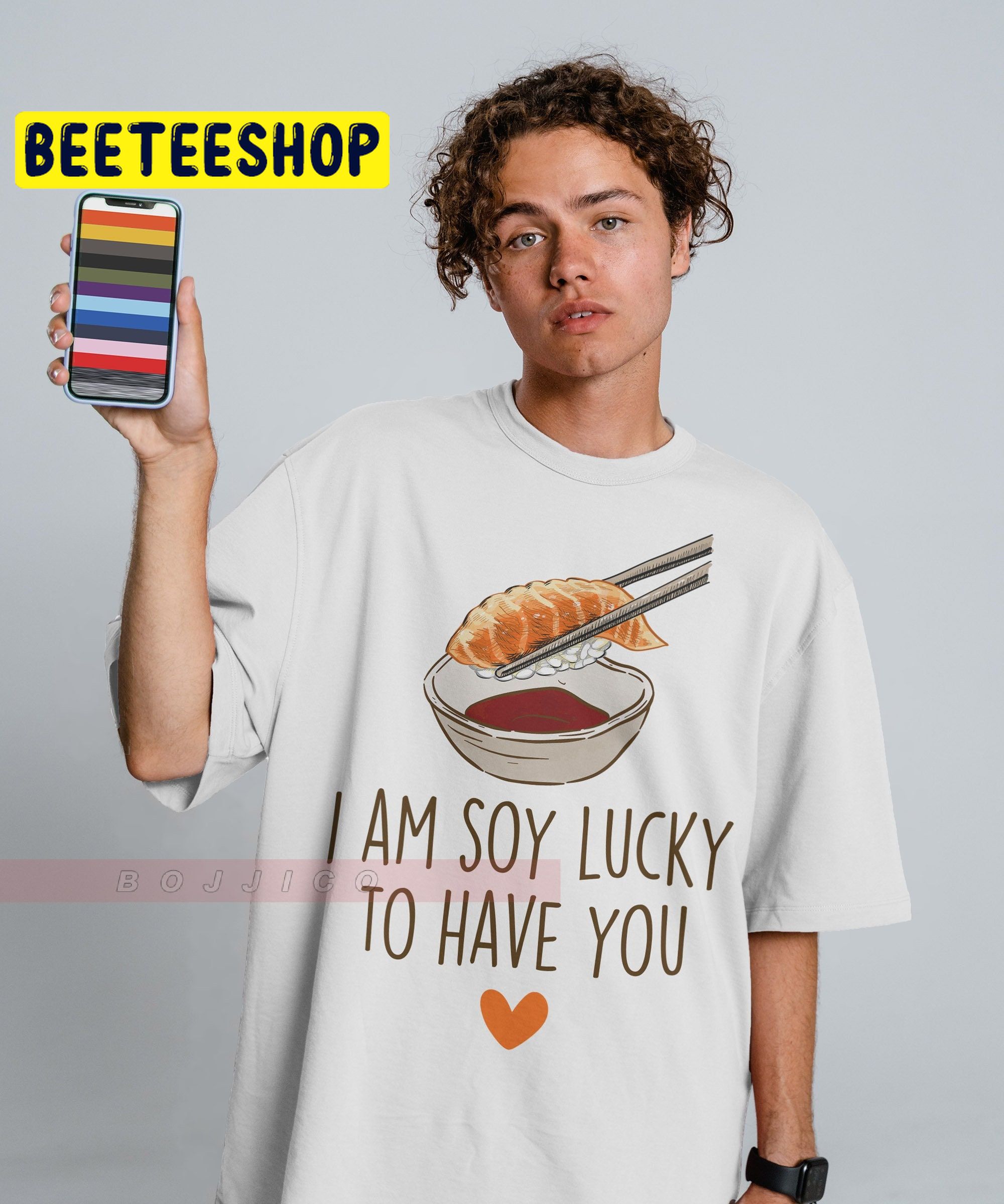 I’m Soy Lucky To Have You Tees – Valentine Trending Unisex T-Shirt