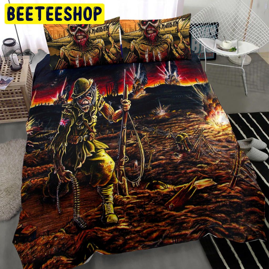 In The War Iron Maiden Band Bedding Set