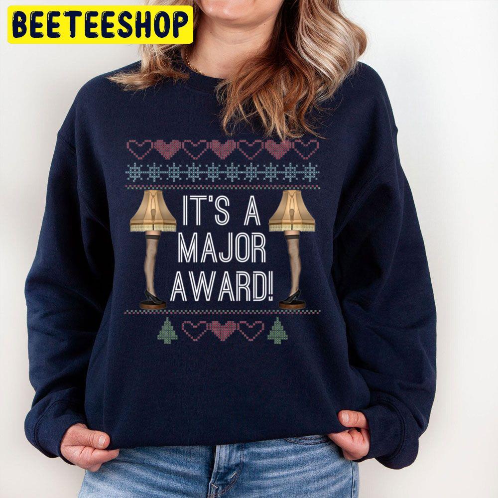 I’ts A Major Award Funny Christmas Fragile Leg Halloween Trending Unisex Sweatshirt