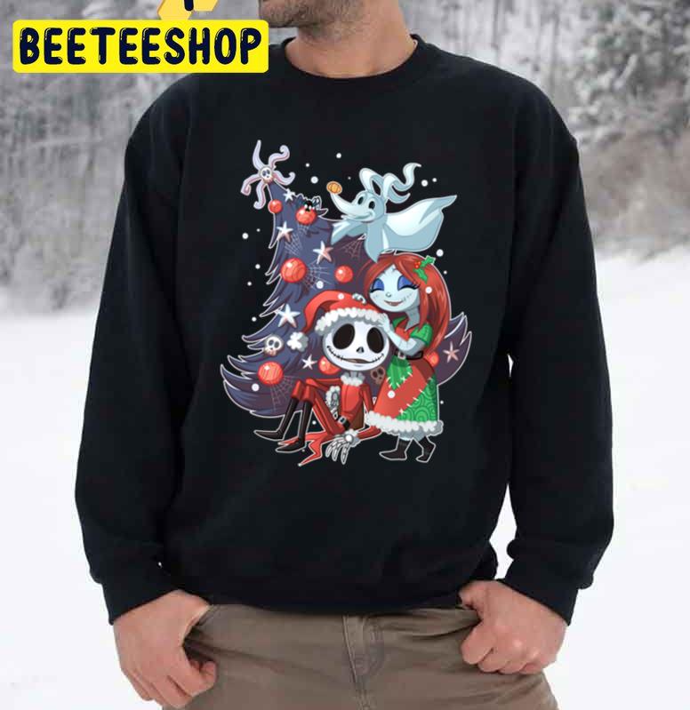 Jack And Sally Night Before Chritsmas Unisex Sweatshirt