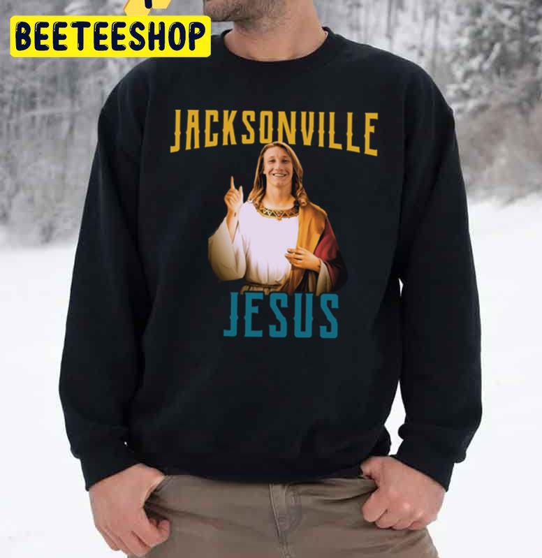 Jacksonville Jesus Trevor Lawrence Trending Unisex Sweatshirt