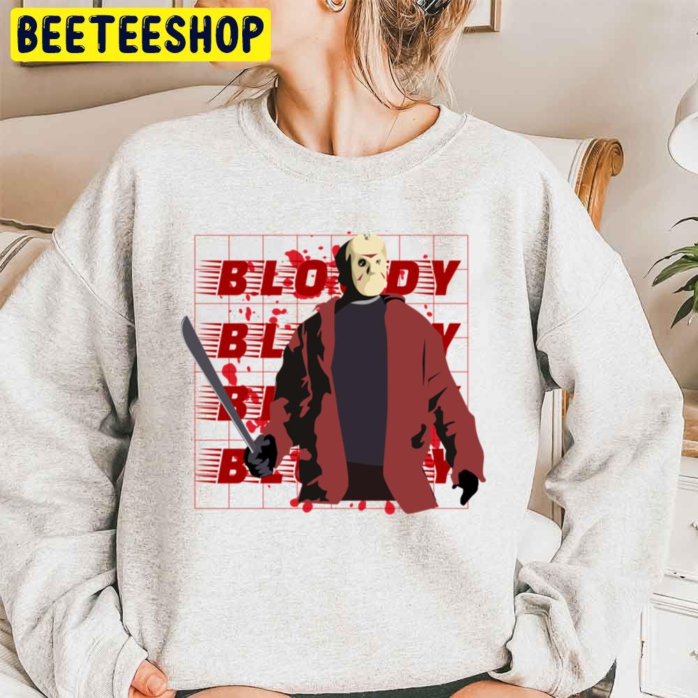 Jason Voorhees Bloody Halloween Trending Unisex Sweatshirt