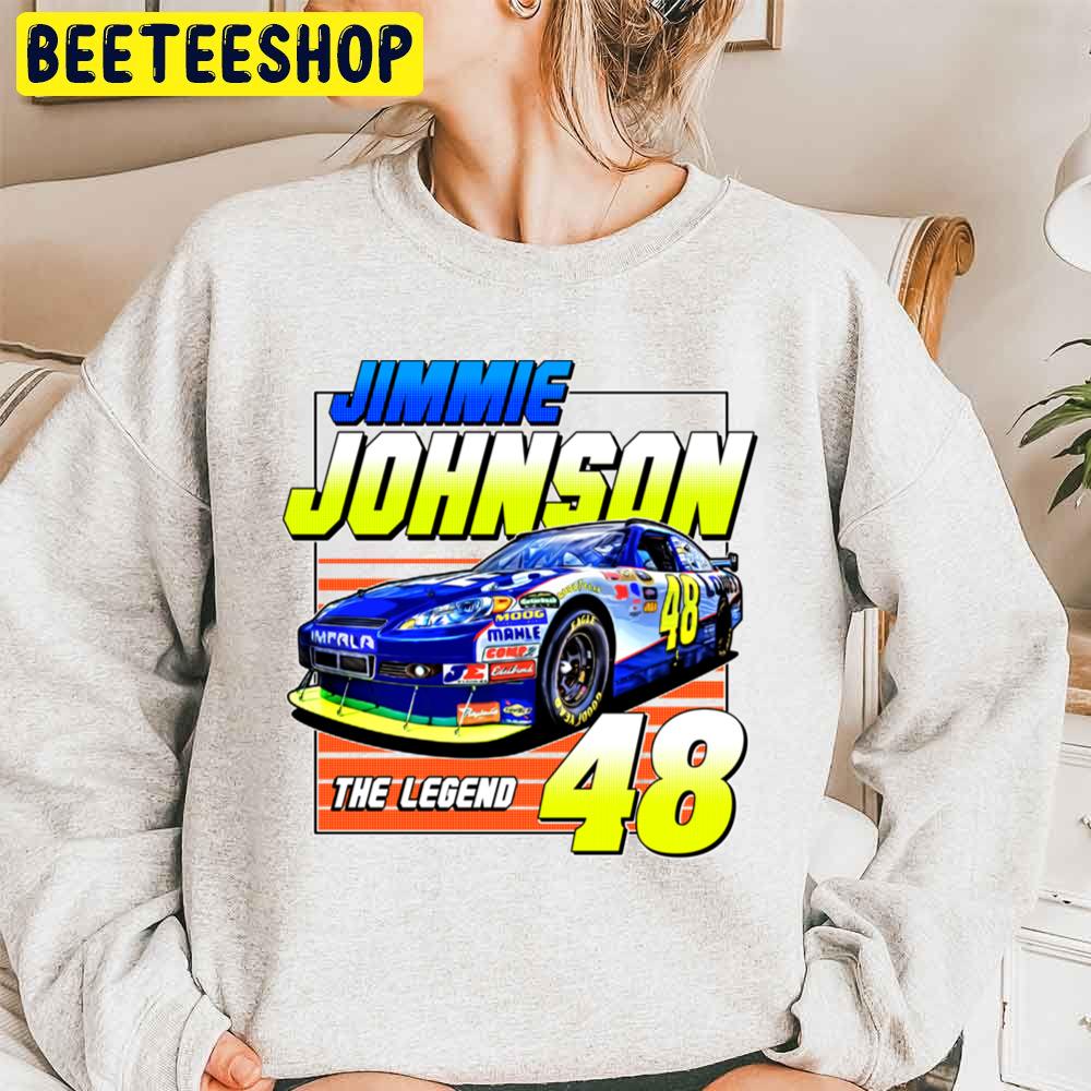 Jimmie Johnson Nascar Legend Number 48 Racing Trending Unisex Sweatshirt