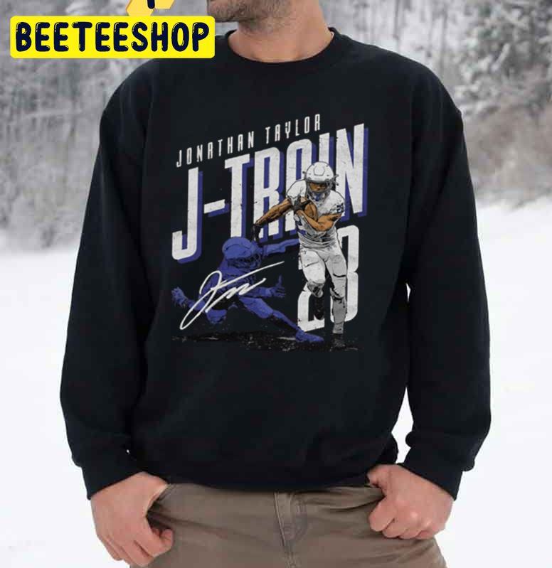 Jonathan Taylor J- Train Signature Football Player Trending Unisex Sweatshirt