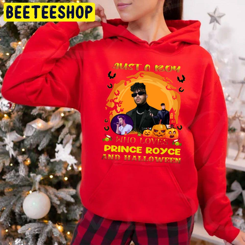 Just A Boy Who Loves Prince And Halloween Trending Unisex Hoodie