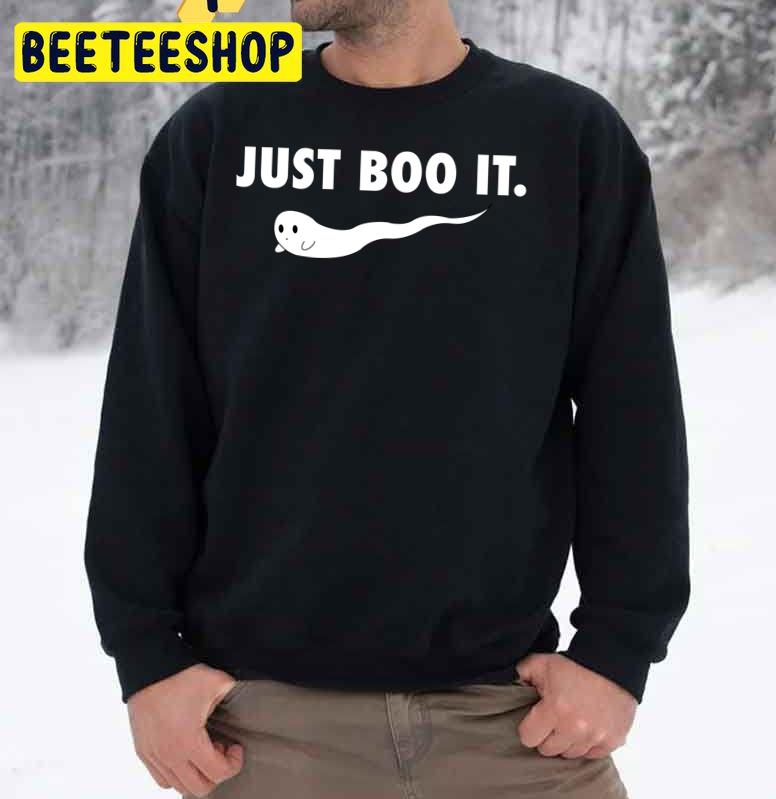 Just Boo It Halloween Cute Boo Trending Unisex Sweatshirt