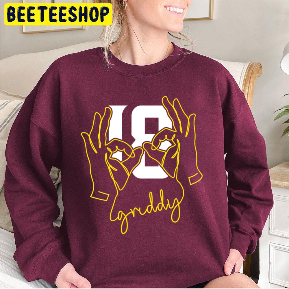 2022 Justin Jefferson Griddy Vintage Bootleg Hoodie - Trends Bedding