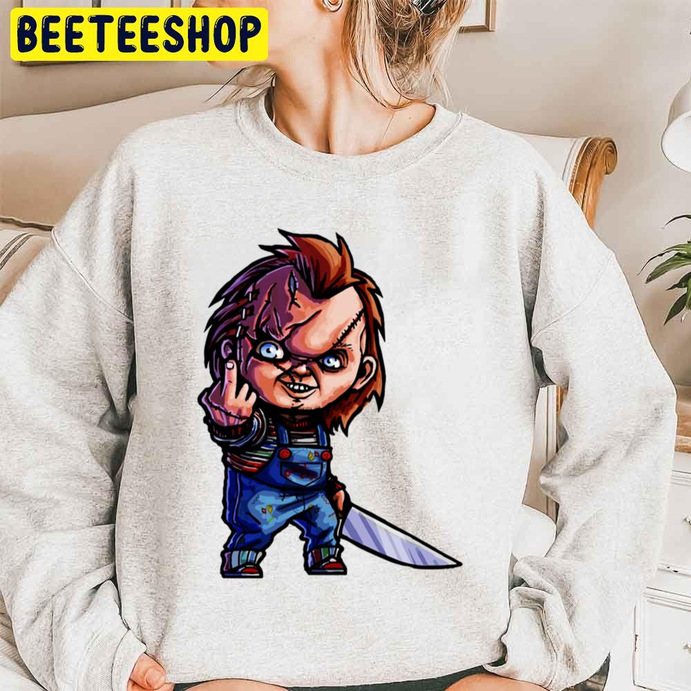 Killer Chucky Doll Fun Halloween Trending Unisex Sweatshirt