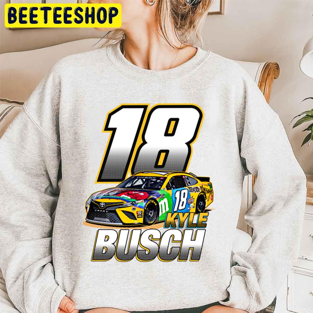 Kyle Busch Nascar Champion Number 18 Racing Trending Unisex Sweatshirt