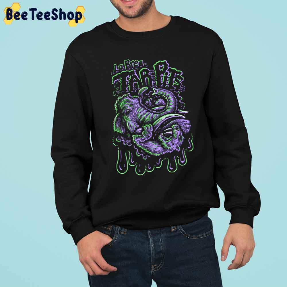 La Brea Tar Pits Mammoth Vs. Sabre Tooth Trending Unisex Sweatshirt