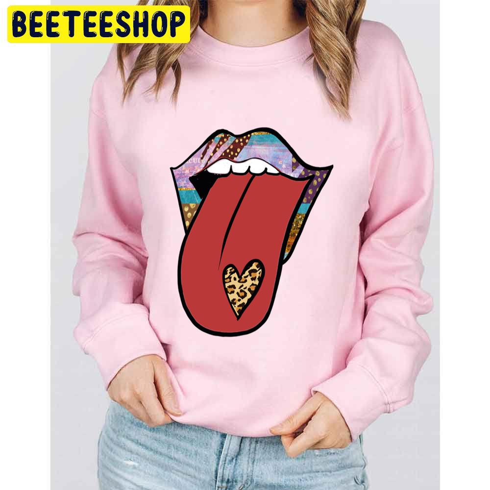 Leopard Tongue For Cool Valentine’s Trending Unisex Sweatshirt