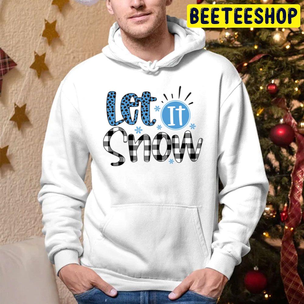 Let It Snow Christmas Holiday Kids Snowflake Trending Unisex Hoodie