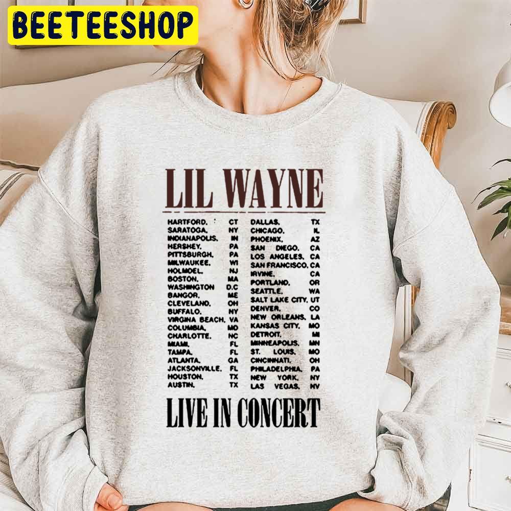 Lil Wayne Live In Concert Trending Unisex Sweatshirt