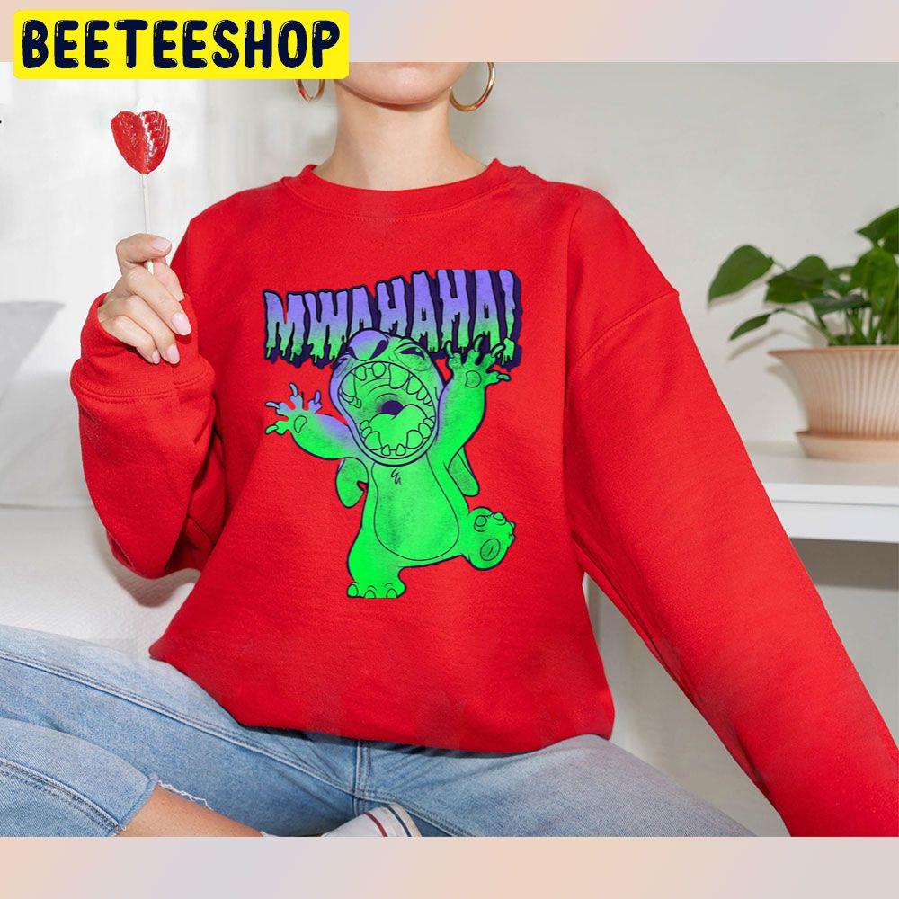 Lilo & Stitch Halloween Stitch Mwahaha Trending Unisex Sweatshirt